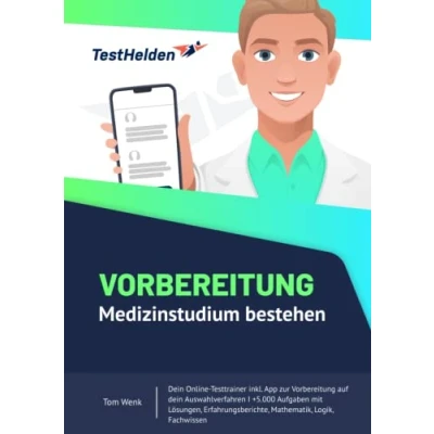 Abbildung von Vorbereitung Medizinstudium bestehen: dein Online Testtrainer inkl. App zur auf Auswahlverfahren I +5.000 Aufgaben mit Lösungen, Erfahrungsberichte, Mathematik, Logik, Fachwissen