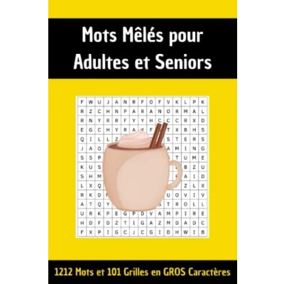 Abbildung von Mots Mêlés pour Adultes et Seniors: 1212 101 Grilles en GROS Caractères