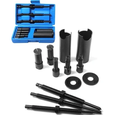 Abbildung von XSTARYE 9 23mm Motorrad Innen lagerabzieher mit Tragbarem Blasgeformtem Koffer Innenlager Abzieher Radlager Set 5 Spannzangen für Fahrradlager, Nadellager, Getriebelager