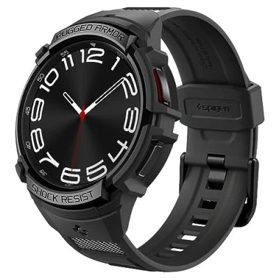 Abbildung von Rugged Armor Pro Case für die Samsung Galaxy Watch 6 Classic 43 mm Schwarz