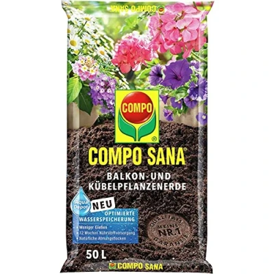 Abbildung von COMPO Blumenerde Sana Balkon und Kübelpflanzenerde, 50 Ltr