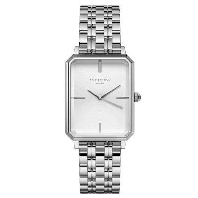 Abbildung von Rosefield Octagon Uhr silvercoloured, Damen, Größe: One Size, Silver coloured