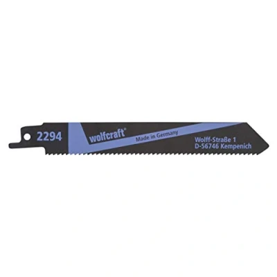 Abbildung von wolfcraft 2294000 2 Säbelsägeblätter HAS 130 mm
