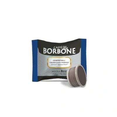 Abbildung von Caffè Borbone Blaue Kaffeemischung 50 Kapseln Kompatibel mit Kaffeemaschinen der Marke Lavazza Espresso Point