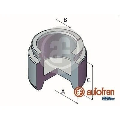 Abbildung von AUTOFREN SEINSA D025321 Kolben, Bremssattel 57 Vorderachse