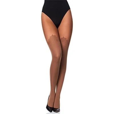 Abbildung von Merry Style Strumpfhose Damen Strümpfe MS 389 Feinstrumpfhose 60 DEN (1 St) mit Muster, aus Mikrofaser