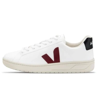 Abbildung von Veja URCA Sneaker low, Herren, Größe: 44, White/marsala/black Hochwertiges lederimitat