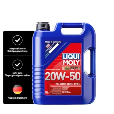 Abbildung von LIQUI MOLY Touring High Tech 20W 50 5 L mineralisches Motoröl Art. Nr.: 1255, farblos