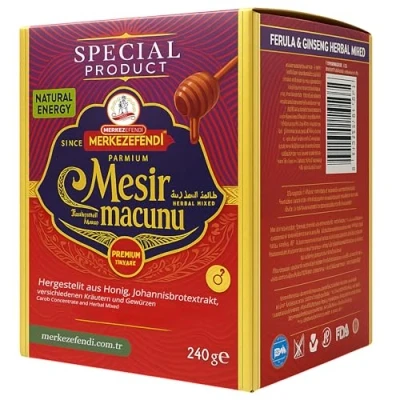 Abbildung von Macun natürliches Mittel für Männer Stark und hochdosiert mit Ginseng Gingko Biloba Kräuterpaste Herbal Blend Honig