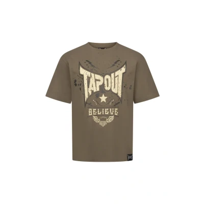Abbildung von Tapout Herren T Shirt Oversize DOYLEN Brown/Sand/Black L