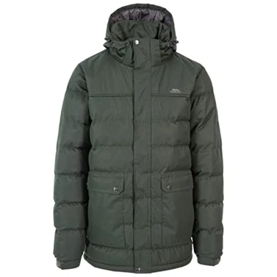 Abbildung von Trespass Herren Warme Gepolsterte Und Wasserdichte Winterjacke Mit Kapuze SPECTER, Olive, S, MAJKCAN20008_OLIS