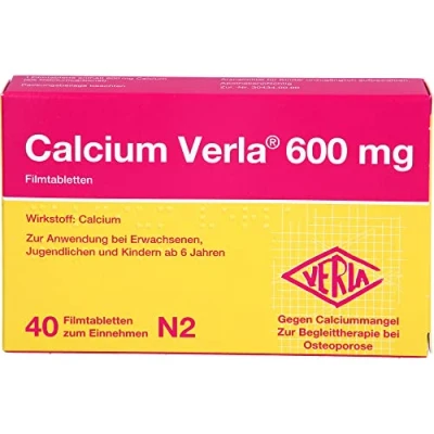 Abbildung von Calcium Verla 600 mg 40 St