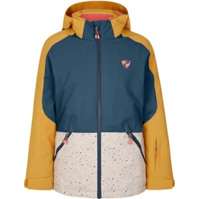Abbildung von Ziener Mädchen Amely Ski Jacke Winter wasserdicht winddicht warm, golden milk, 164 EU