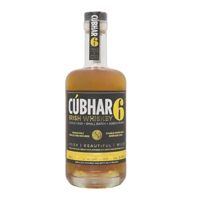 Abbildung von Cúbhar Irish Whiskey White Wine Single Cask 700ml I Triple Distilled Malt Irischer 6 Jahre in Chablis Fass aus Weißwein gereift Alc. 46% vol Limited
