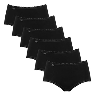 Abbildung von Sloggi 24/7 Cotton Lace Midi Slip 6er Pack (44 Schwarz)