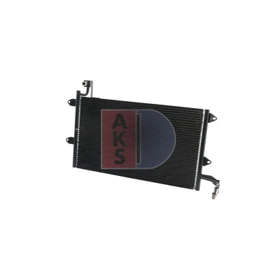 Abbildung von AKS DASIS 042050N Klimakondensator ohne Trockner 550x368x35 11,9 8,7 550 VOLKSWAGEN: GOLF 3, 4 Cabrio, 3 Variant