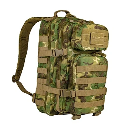 Abbildung von Mil Tec US Assault Pack Backpack,Einheitsgröße,Woodland Arid
