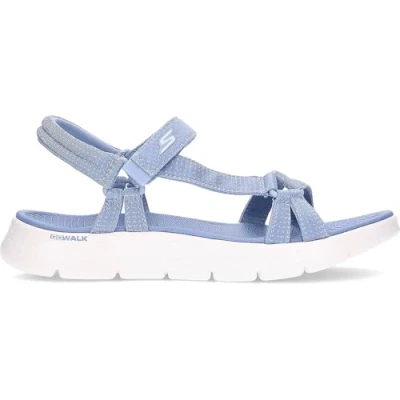 Abbildung von Skechers Damen GO Walk Flex Sublime Schiebe Sandalen, Blue, 37 EU