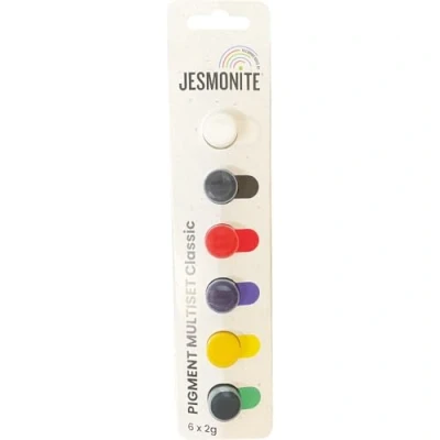 Abbildung von Jesmonite Pigment Haarspange, 6 x 2 g, klassisch
