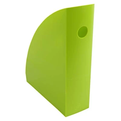 Abbildung von Exacompta 18225D Packung (mit 6 Stehsammler MAG CUBE, 266x82x305 mm, für DIN A4+, robust und praktisch) Stück anisgrün