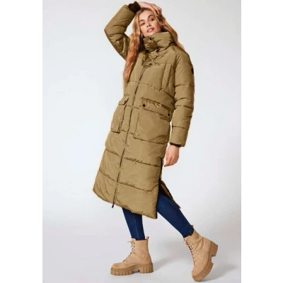 Abbildung von ONLY Onlnora LONG Puffer Wintermantel, Damen, Größe: Small, Otter