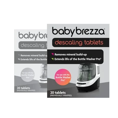 Abbildung von Baby Brezza Bottle Washer Pro, Entkalkungstabletten Vorteils Set. 40 Stück
