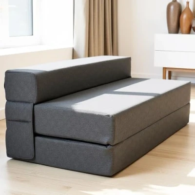 Abbildung von Klappmatratze Schlafsofa für 2 140x200x20 cm Gästebett Klappbar Test SEHR GUT, DYNMC you, (Klappmatratze Mittel Hart H3 Gästematratze Klappbar)