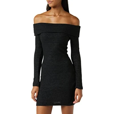 Abbildung von Trendyol Curve Strickkleid, Damen, Größe: XXL, Black