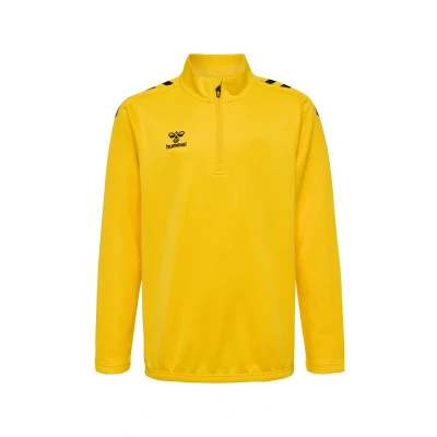 Abbildung von hummel hmlCORE XK Half Zip Poly Sweat Kids, Sports Yellow, 140