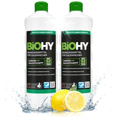 Abbildung von BiOHY Reinigungsmittel für Saugwischer 2er Pack (2 x 1 Liter Flasche... Reinigungstabletten St)