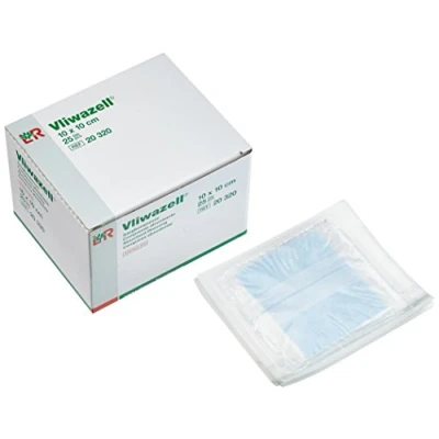 Abbildung von Vliwazell Saugkompressen 10x10 cm steril