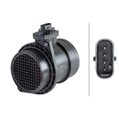 Abbildung von HELLA 8ET 358 095 291 Luftmassenmesser mit Dichtung VOLKSWAGEN: Polo V Schrägheck, SKODA: Fabia 2 Combi, Roomster, Schrägheck