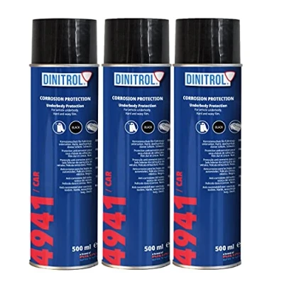 Abbildung von Dinitrol 4941 Black Underbody Wax 3 x 500 ml Aerosol Spraydosen