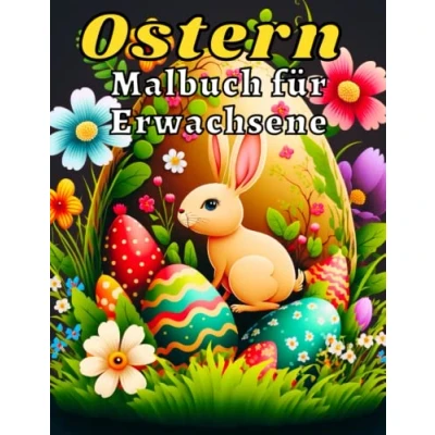 Abbildung von Ostern Malbuch für Erwachsene: Ostereier Mandala Erwachsene, und Frühling Wunderschöne zum ... die Osterfeiertage, Ausmalbilder zu Ostern.
