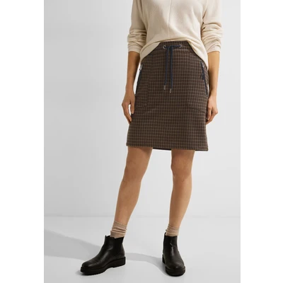 Abbildung von Cecil Joggstyle Alinienrock, Damen, Größe: XL, Blau