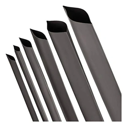 Abbildung von ISOLATECH Schrumpfschlauch Meterware schwarz ohne Kleber Ø5mm 10 Meter Schrumpfverhältnis 2:1 Set Polyolefin zum Isolieren von Kabel Lötverbindungen unbeschriftet UV beständig (Ø5mm 10Meter)