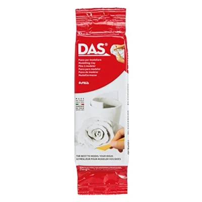 Abbildung von DAS 348100 lufthärtende Modelliermasse, 250 g weiß, Holz