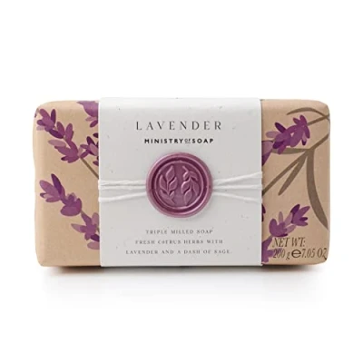 Abbildung von Ministry of Soap British Bouquet, Naturally Coloured, Triple Milled Soap, Lavender 200g