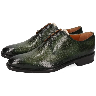Abbildung von Melvin &amp; Hamilton Schnürschuh &quot;Dylan 5 vegetabil gegerbt&quot;, Business Schuh, Anzugschuh mit Reptilien Prägung
