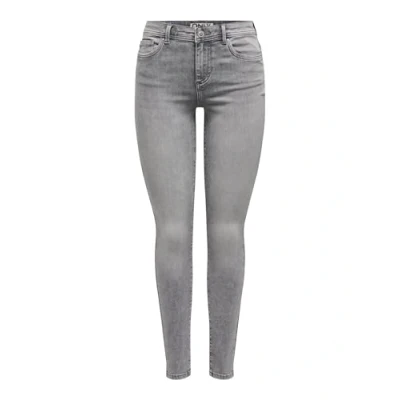 Abbildung von ONLY Onlwauw Mittlere Taille Jeans Skinny Fit, Damen, Größe: XSx32, Medium grey denim