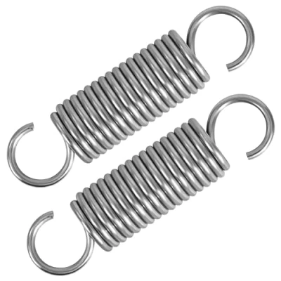 Abbildung von GUNGY Zugfedern mit Haken Edelstahl Spannfeder Zugfeder 80mm Außendurchmesser 20mm Drahtdurchmesser 2,5mm Maximale Zugkraft 13kg 2,5x20x80mm 2 Stück