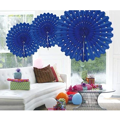 Abbildung von Honeycomb Fan Blue 45cm pro Einheit