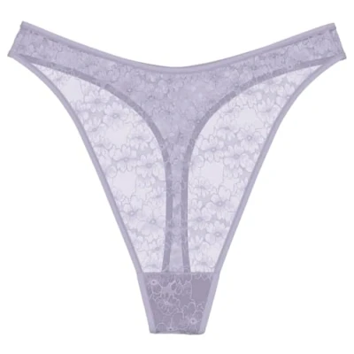 Abbildung von Triumph Bright Spotlight Highleg String, Damen, Größe: 38, Stardust lilac