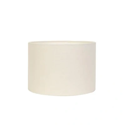 Abbildung von Light &amp; Living Lampenschirm LIVIGNO, Ø 40 cm, Cremeweiß, Außenmaterial Stoff, Innenmaterial PVC, Halterung aus Metall