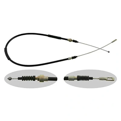 Abbildung von FEBI BILSTEIN 02088 Handbremsseil hinten rechts, links 1460 AUDI: 100 C3 Limousine, Avant, 200 Limousine