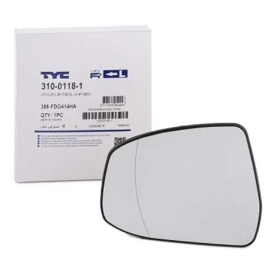 Abbildung von TYC 310 0118 1 Außenspiegelglas links FORD: Focus 2 Kombi, 3 Turnier, Schrägheck