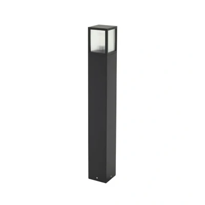 Abbildung von Lucande Wegeleuchte Klemens, 90 cm, schwarz, Metall, IP54