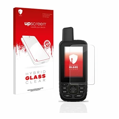 Abbildung von upscreen Schutzglas für Garmin GPSMAP 67 Schutzfolie, Glas Folie [Klar, 9H Panzerschutz, Anti Fingerprint]