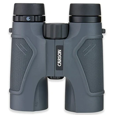 Abbildung von Carson Full Size Fernglas, 10x42mm, wasserdicht und beschlagfrei, HD Optik (TD 042)