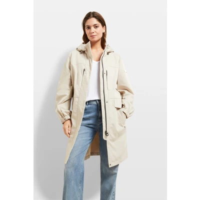 Abbildung von bugatti MIT Kapuze Parka, Damen, Größe: 34, Beige